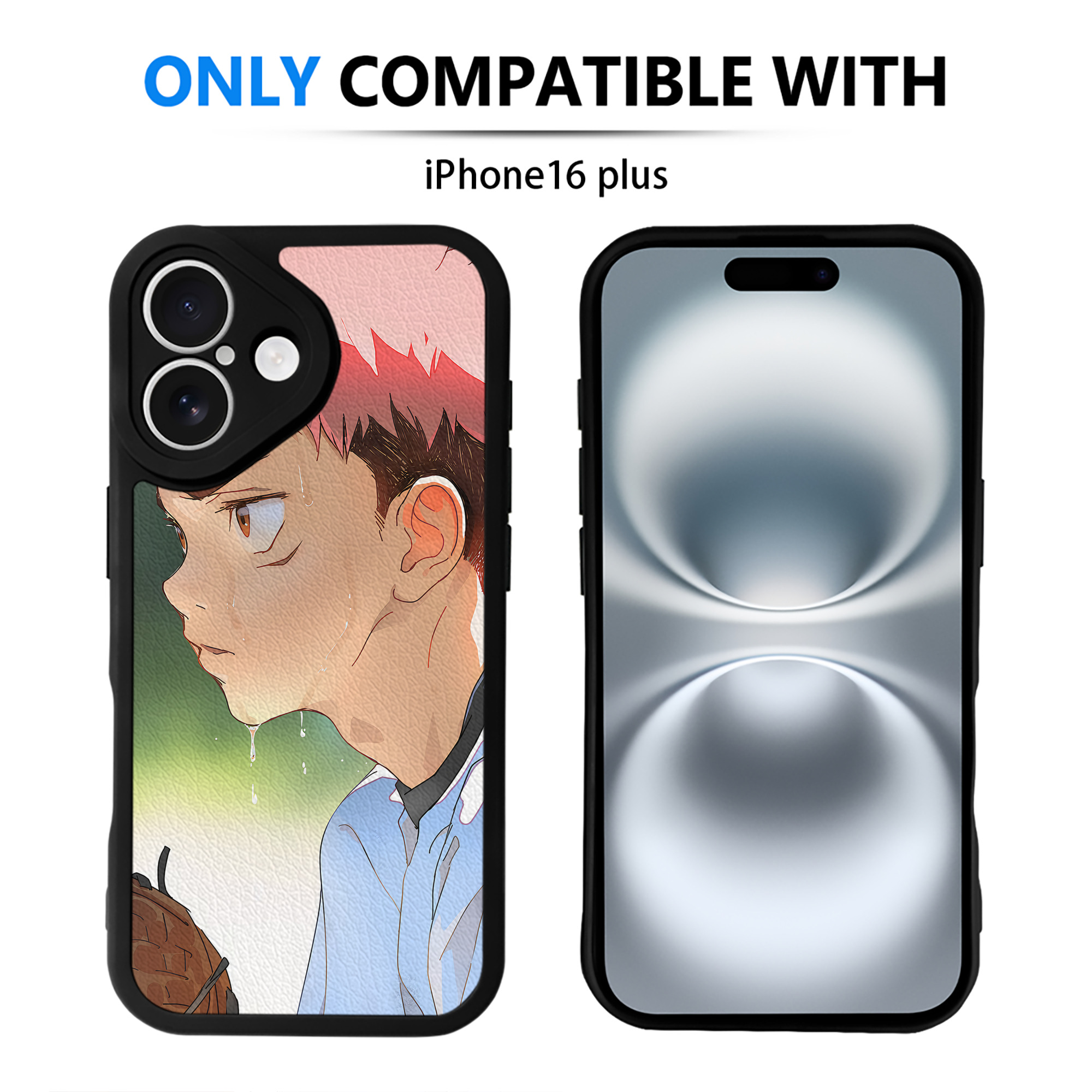 （画像用） 呪術廻戦 Jujutsu Kaisen 【iPhone 16シリーズ対応】シリコンスマホケース（レザー調） 材質：シリコン